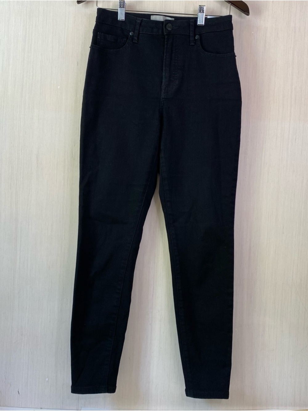 Everlane Women’s The Curvy Black High-Rise Skinny Jeans Size 28